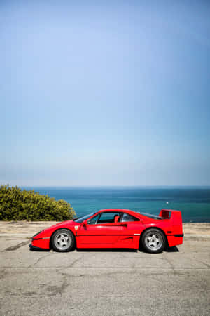 Ferrari baggrund — Vivo Pad5 Pro Wallpapers