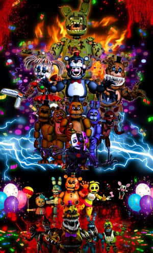 Five Nights At Freddy's Figurer Billeder — Realme Pad 2 Wallpapers