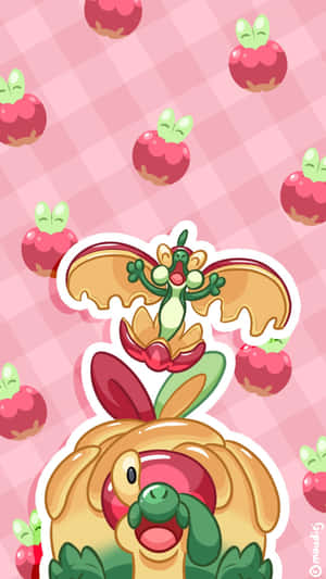 Flapple over Appletun — Pokemon telefon Wallpapers