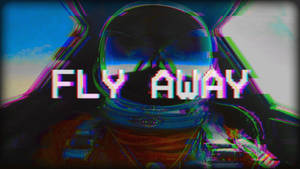 Fly Away Astronaut Trippy Æstetik