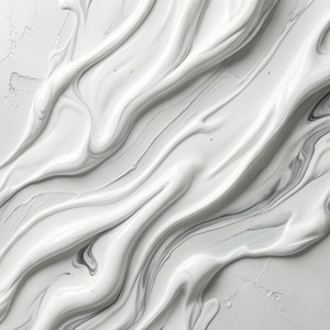 Flydende hvid fluidkunst med subtile skygger, et dynamisk abstrakt stykke. — Pixel Watch Wallpapers