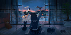 Mørk anime-baggrund — Mørk anime GIF Wallpapers