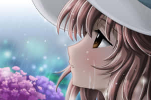 Trist anime-baggrund — Sørgelig anime GIF Wallpapers
