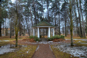 Forårspark tapet