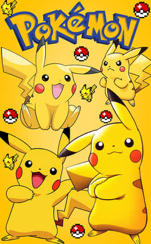 Forbedr dine vægge med levende Pokémon-plakat med Pikachu — Nubia Flip2 Wallpapers