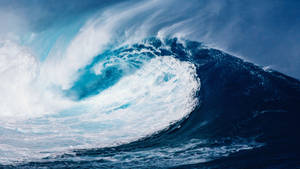 Havets brænding som Chromebook-baggrund — Chromebook Wallpapers