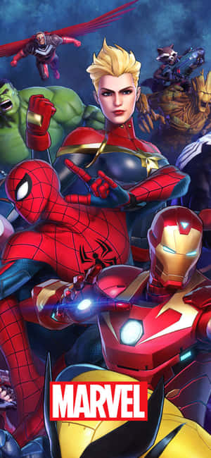 Iphone Xs Marvel-baggrund — Moto G17 Wallpapers