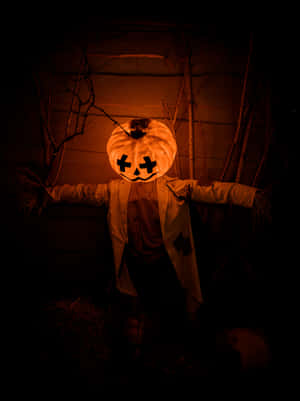 Halloween-græskar baggrund — Uhyggelig halloween Wallpapers