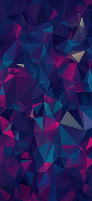 Kølig blå abstrakt iPhone — Oppo Reno15 Wallpapers