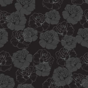 Fortryllende mørk blomsterbaggrund — Mørk blomstret Wallpapers