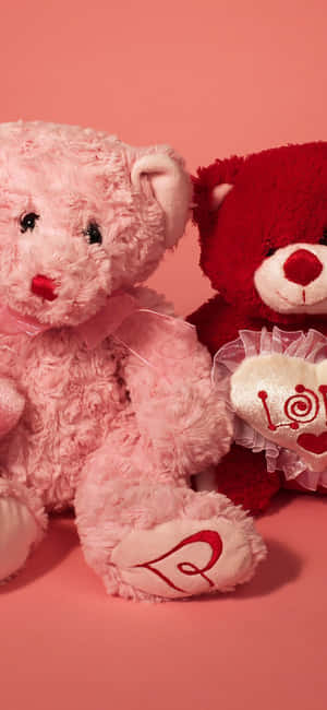 Foto af bamse æstetisk Valentinsdag — Realme P4 Lite Wallpapers
