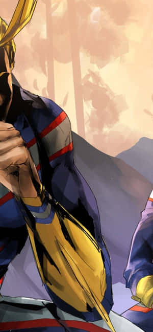 All Might baggrund — ZTE Blade A36 Wallpapers