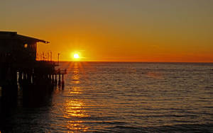 Fredfyldt solnedgang i Los Angeles tapet — Sunset Boulevard Wallpapers