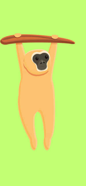 Iphone Xs Max Gibbon Baggrund — Galaxy M06 Wallpapers