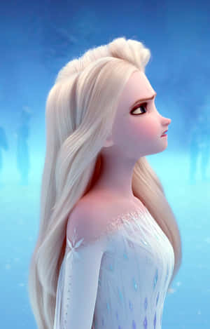Frozen 2 Elsa Hvid Kjole — Galaxy Tab S Wallpapers