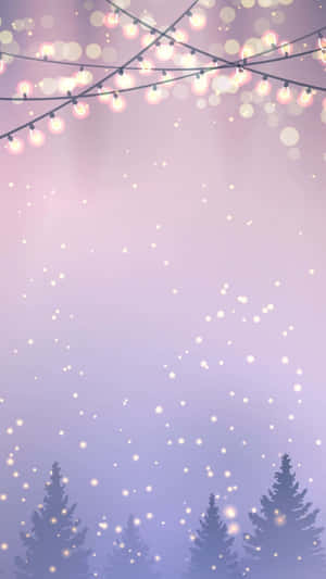 Julebaggrund til telefon — Sød jul Wallpapers