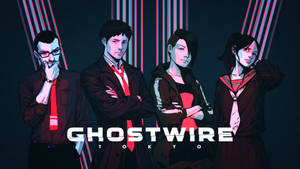 Ghostwire Tokyo menneskelige fjender tapet — Ghostwire Tokyo Wallpapers