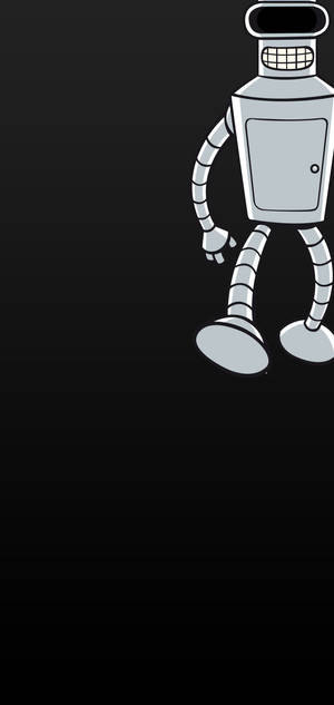 Galaxy S10 Bender fra Futurama tapet — iPhone 15 Wallpapers