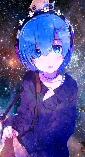 Galaxy-telefonbaggrund med Rem — Galaxy telefon Wallpapers
