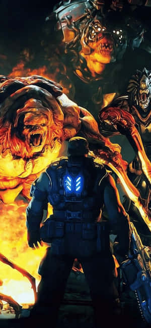 iPhone X Gears Of War 5 Baggrund — Realme Narzo 80x Wallpapers