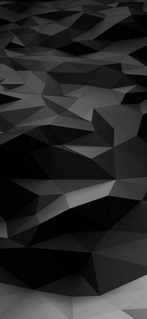 Sort Apple Iphone Billede Med Geometrisk Design — Galaxy S24 FE Wallpapers