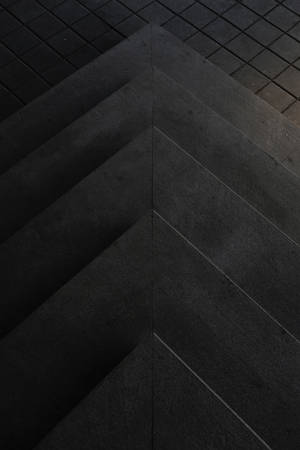 Geometrisk trekant cement mørk tilstand — Sort Wallpapers