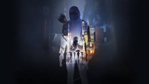 Ghostwire Tokyo officielt kunstværk tapet — Ghostwire Tokyo Wallpapers
