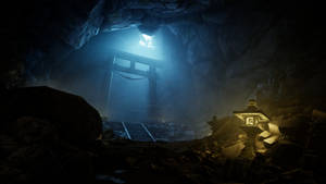 Ghostwire Tokyo underjordisk Torii wallpaper — Ghostwire Tokyo Wallpapers