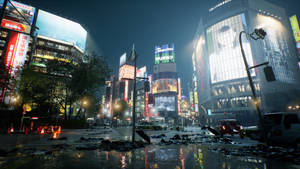 Ghostwire Tokyo Ødelagt by Baggrundsbillede — Ghostwire Tokyo Wallpapers