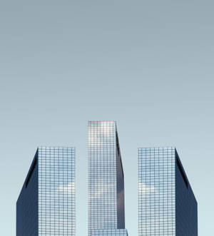 Glasskyskraber Model wallpaper — Oppo Find N Wallpapers
