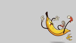 Glidende banan tegneserie wallpaper — Chromebook Wallpapers