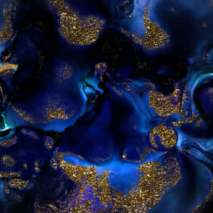 Glitrende blå baggrund — iPad Air 11 Wallpapers