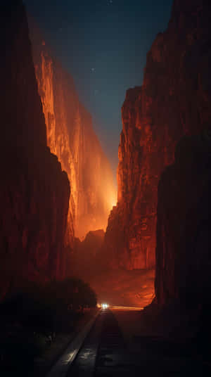Fredfyldt,Stille,Glitrende,Udsigt,Bredt,Fantasi,Silhuet,Surrealistisk,Natur,Natur 4k,Mørkt,Horisont,Himlen,Mystisk,Fare,Lava,Nat,Portal,Naturkærlighed,Natursceneri — Natur Wallpapers