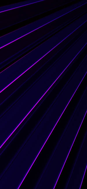 Glødende Sort Og Lilla Æstetiske Linjer — iPhone 12 Wallpapers