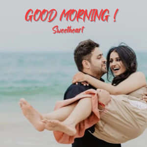 Godmorgen skat strandomfavnelse — God morgen min elskede Wallpapers