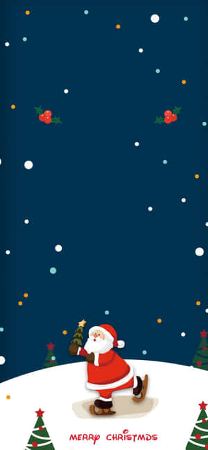 Sjov jule iPhone — iPhone 14 Plus Wallpapers