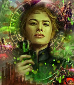 GOT Cersei Lannister digital kunst — Galaxy Z Fold Wallpapers