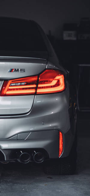 Grå BMW M5 Bil iPhone — iPhone 12 Wallpapers