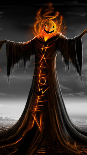 Græskar Genlyd Halloween iPhone baggrund — Halloween iPhone Wallpapers