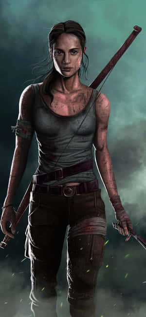 Iphone Xs Max Rise Of The Tomb Raider Baggrund — iPhone 14 Pro Max Wallpapers