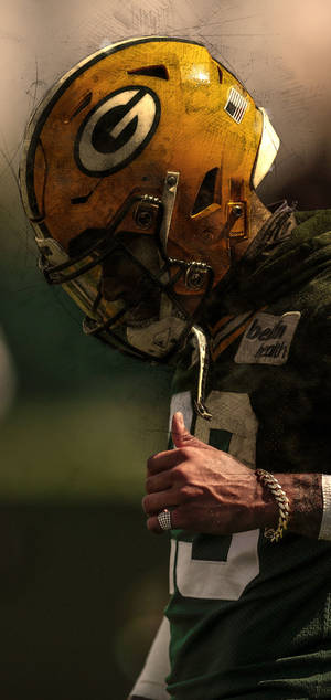Green Bay Packers Jaire grafisk kunst baggrund — iPhone 14 Pro Wallpapers