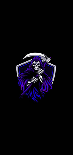 Grim Reaper gaming-logo HD — Galaxy S25 Ultra Wallpapers
