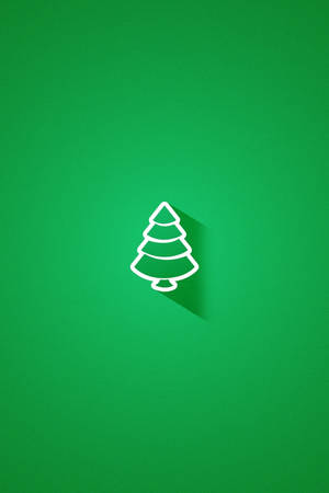Grøn Simpel Jul — Grøn æstetik Wallpapers