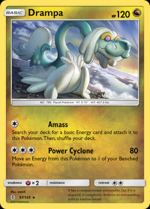 Guld Drampa-kort — Pokemon telefon Wallpapers
