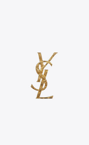 Guld krokodille YSL broche wallpaper — Galaxy Tab S10 Ultra Wallpapers