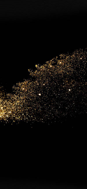Guldglitter sød mørk piget — iPhone Air Wallpapers