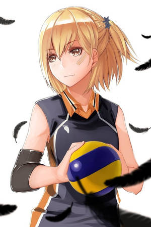 Haikyuu 4K Hitoka Yachi — Xiaomi Pad 8 Wallpapers