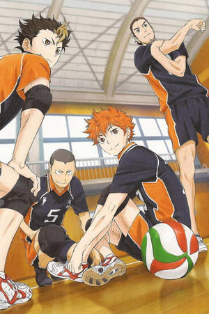 Haikyuu 4K opvarmning — Xiaomi Pad 9 Pro Wallpapers