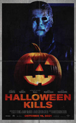 Halloween Kills brændt maske plakat tapet — Lenovo Idea Tab Plus Wallpapers