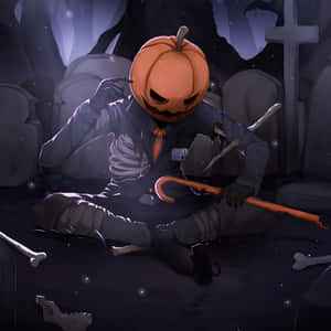 Halloween græskar mand anime PFP æstetik — Anime æstetik GIF Wallpapers
